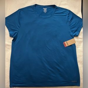 Men’s Reebok Performance Shirt, Size XL, Blue, New With Tags